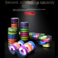 Caja de línea principal de pesca con husillo 4-16, carrete principal de silicona, eje de sedal de pesca de arcoíris, gancho de señuelo de pesca, tabla de bobinado