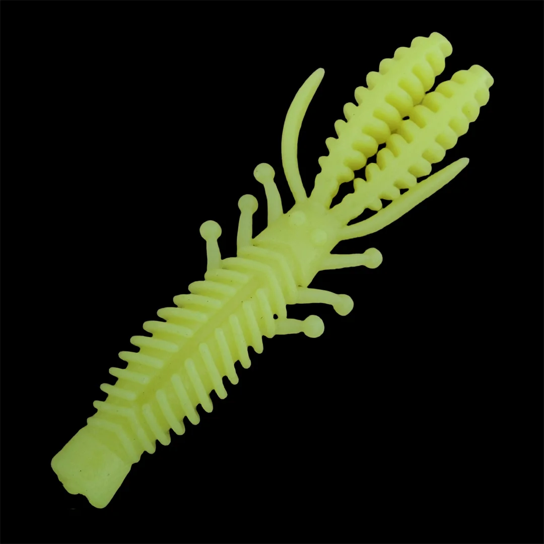 32 Uds 6,5 cm/7,5 cm TPR flotante Craw señuelo suave Señuelos de pesca camarones langosta señuelo de plástico suave Señuelos de Pesca - imagen 4