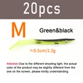20pcs Green black M