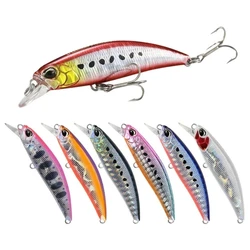 Señuelo de pesca de pececillo realista, aparejos Wobbler, Crankbait, cebo duro Artificial, Swimbait, 1 ud.