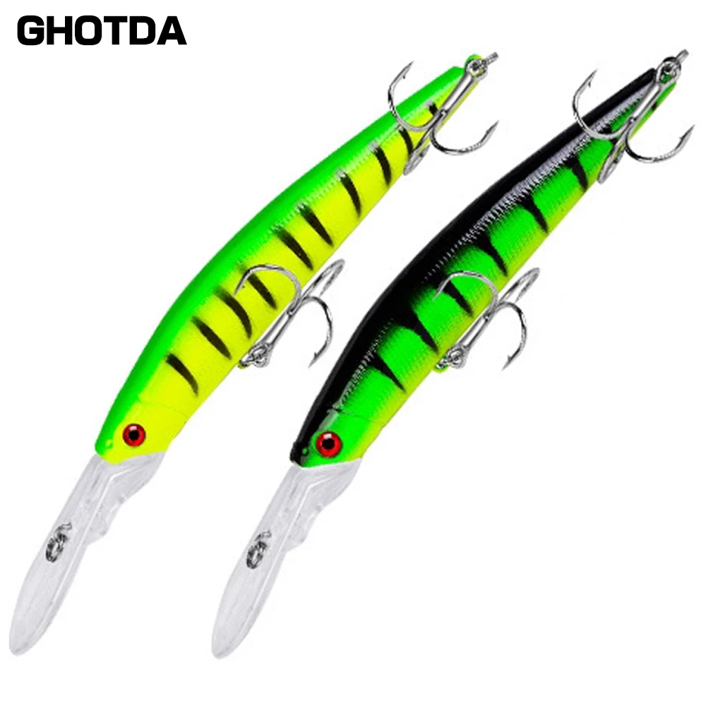 Señuelo de pesca flotante Wobbler, accesorios de pesca, depredador, 14mm, 15,53g, 6 piezas - imagen 3