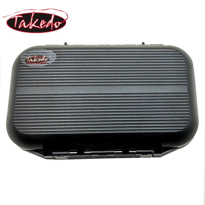 TAKEDO LF05-caja de pesca con mosca impermeable de dos lados, caja de almacenamiento desmontable, depósito de cebo con mosca, todo para pesca - imagen 3