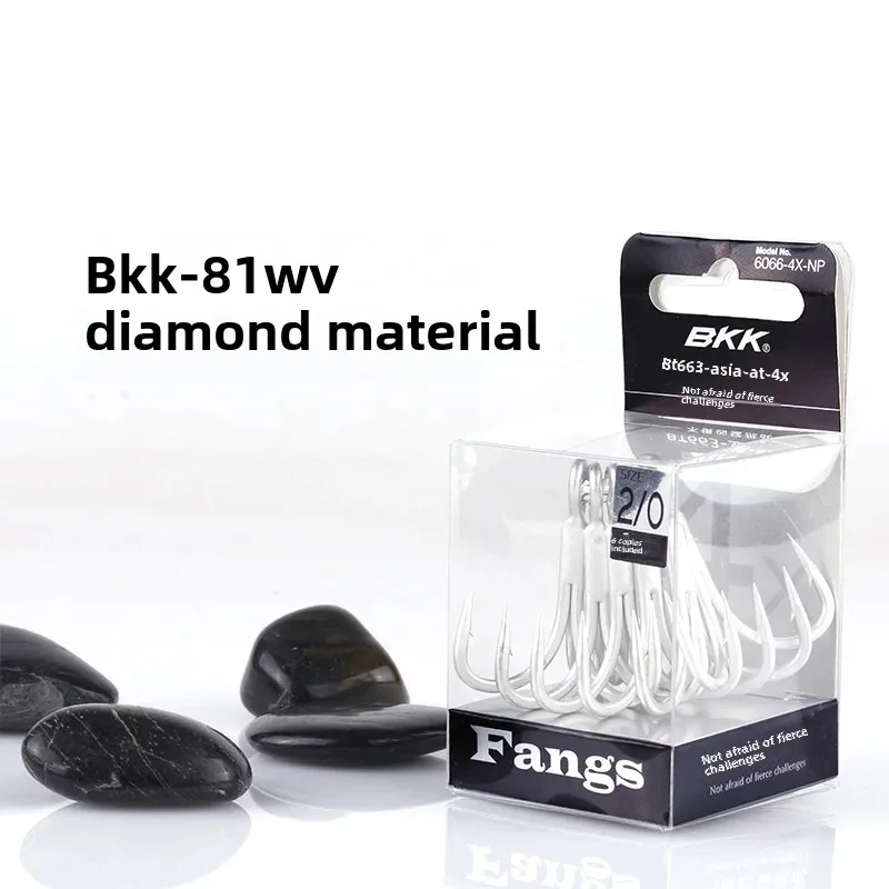 BKK-anzuelo con ancla de Triple garra, señuelo para pesca en el mar, estaño de púas reforzado ternario, anzuelo de tres garras de agua dulce, entretenimiento deportivo - imagen 3