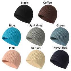 Gorro de pesca térmico cálido antiviento color sólido ajustable