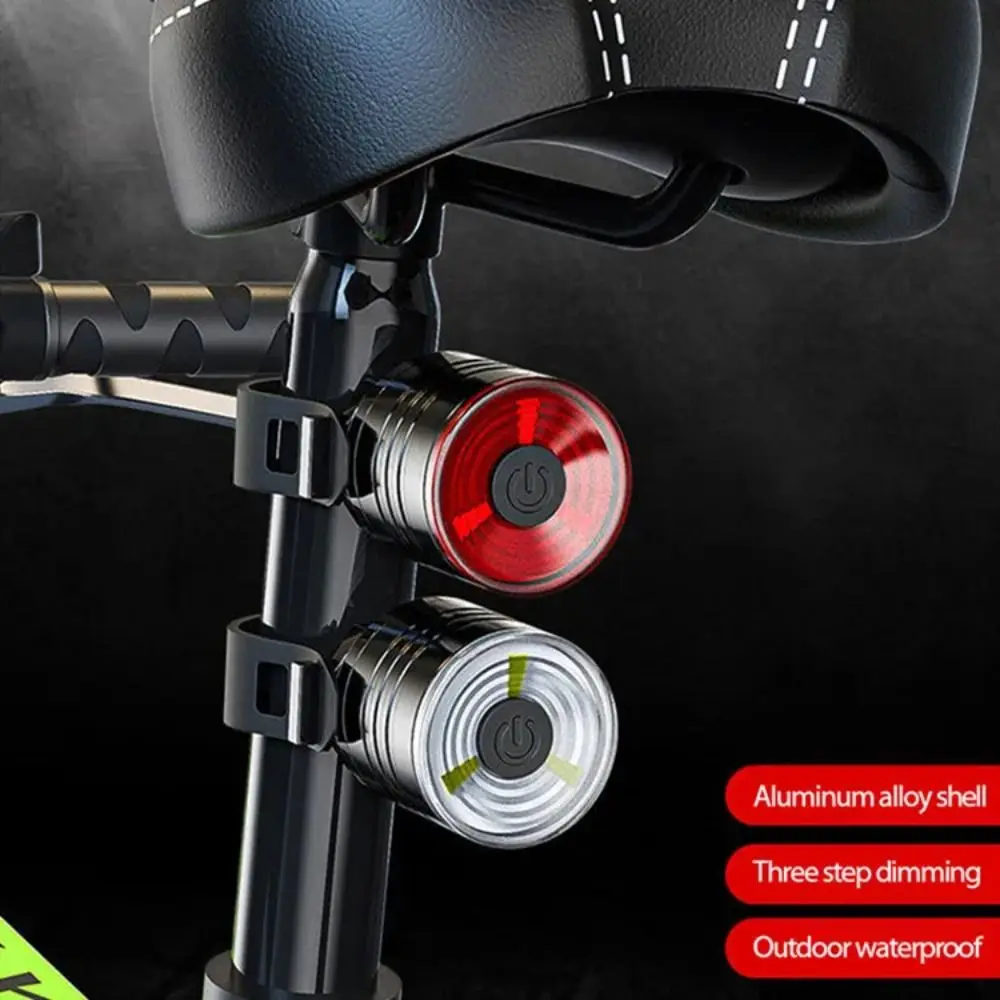 Luz trasera impermeable para ciclismo nocturno, 3 modos de luz, batería, lámpara trasera de montaña, accesorios para bicicleta al aire libre - imagen 2