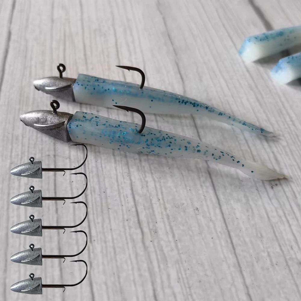 10 uds/pkt cebo de natación señuelo de pesca suave 7,5mm 2,1g anzuelo con cabeza de anzuelo Minnow pescado blando para lubina Pike perca Chub - imagen 5