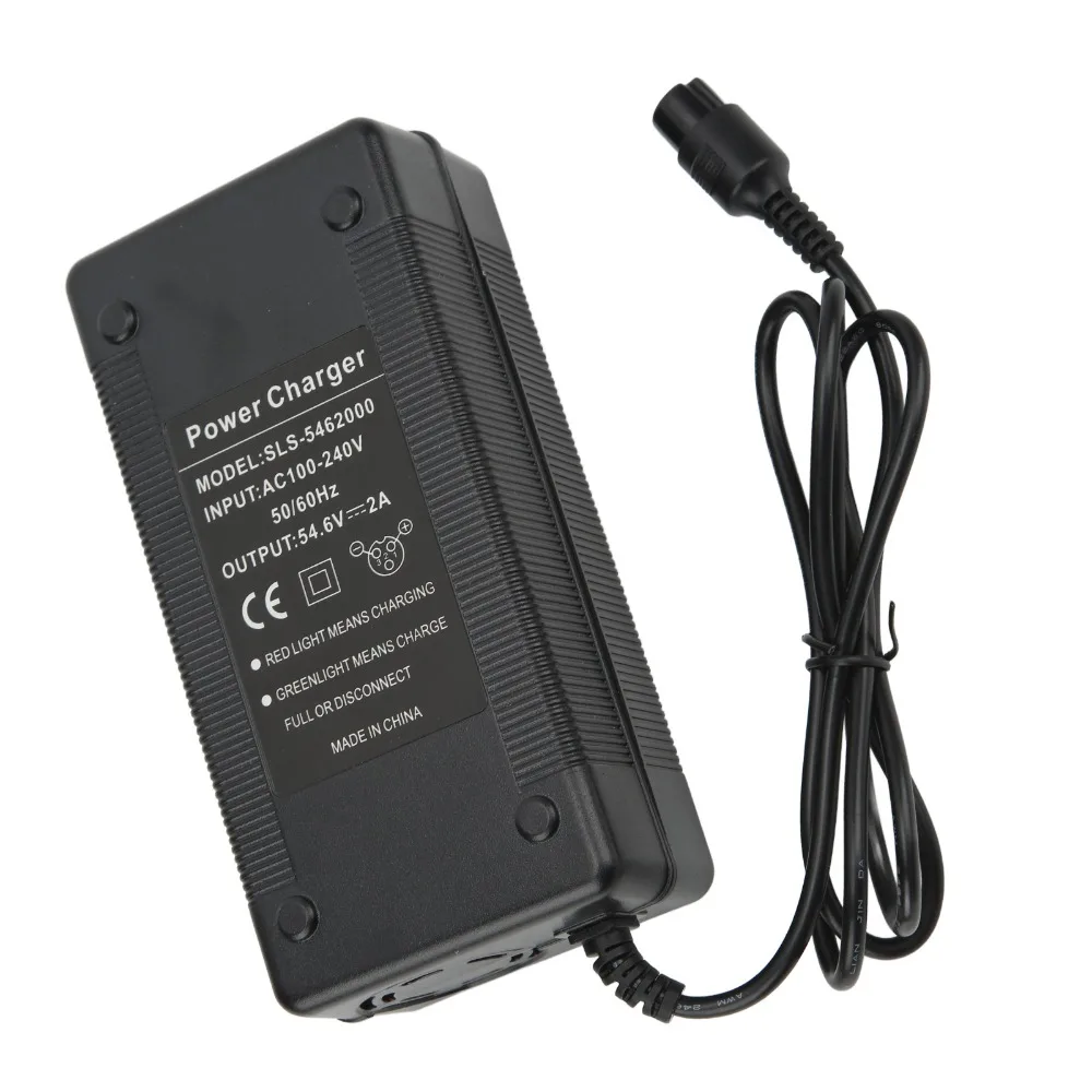 Cargador de patinete con enchufe UE/EE. UU./Reino Unido, cabezal de aviación, cargador de batería de litio de 3 agujeros, cargador de bicicleta eléctrica para KUGOO M4/M4PRO - imagen 3