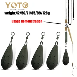 Pesas carpa eficaces y duraderas para pesca de larga distancia