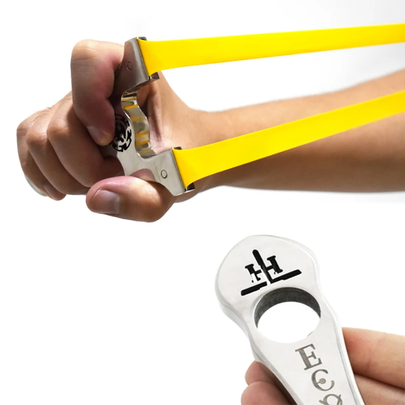 Tirachinas de caza de alta precisión, tirachinas de acero inoxidable, Catapulta de gran potencia para deportes al aire libre, juego de tiro, accesorios de caza - imagen 4