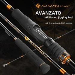 Caña Jigging Ecooda Avanzato EARJ – Carbono 30T guías Fuji