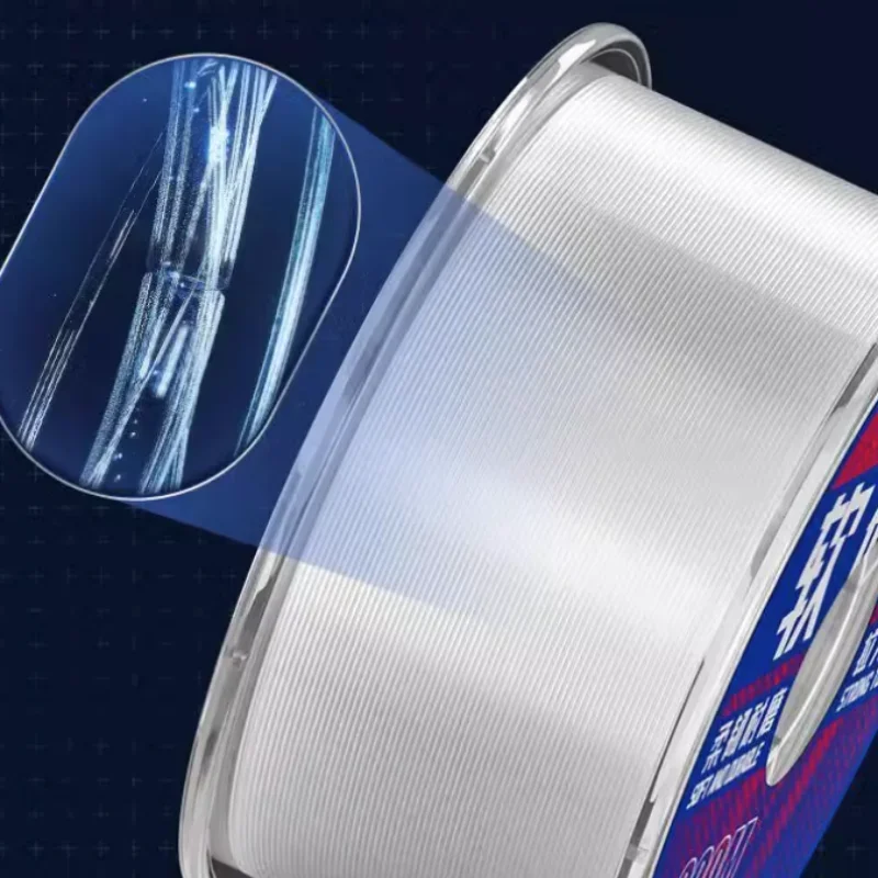 Línea de pesca de nailon con revestimiento de fluorocarbono súper fuerte, sublínea principal Ultra suave, resistente al desgaste, fuerte fuerza, señuelo de roca, línea de pesca - imagen 2