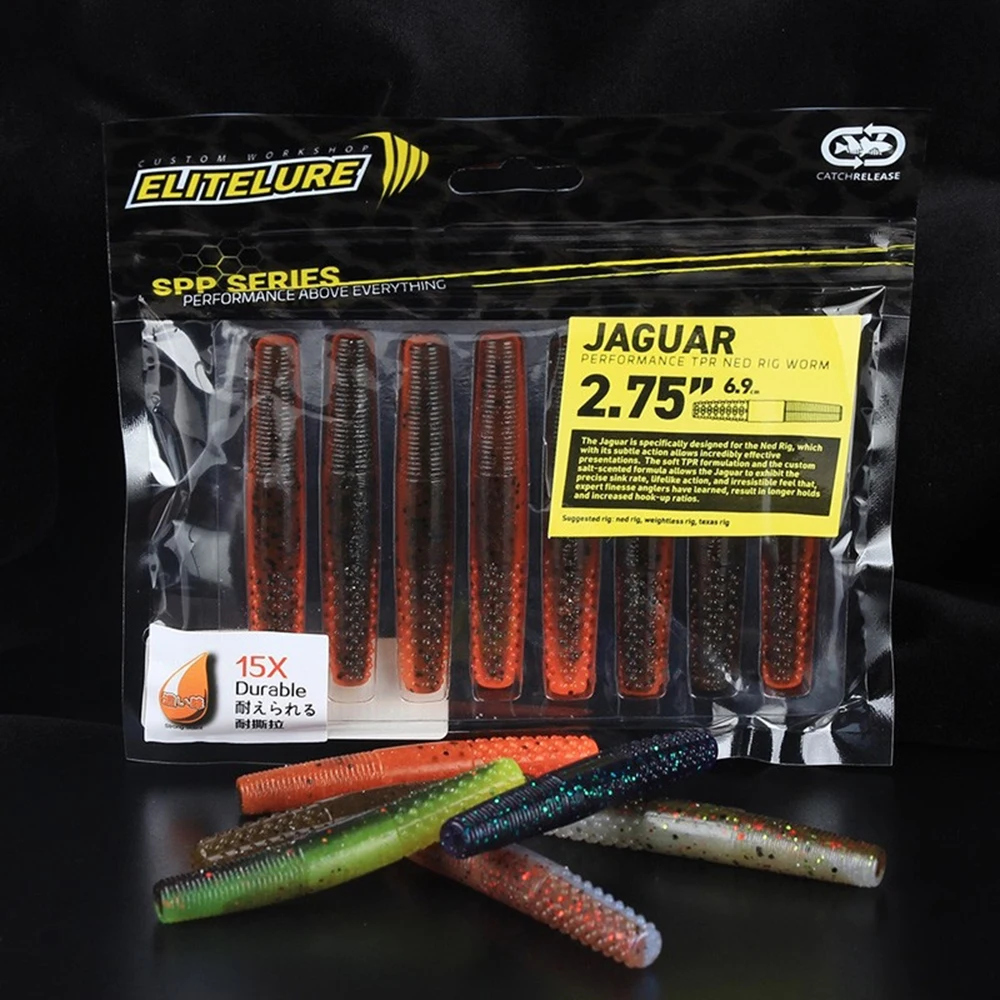 Elitelure Senko Flotante – Señuelo Suave Lubina para Texas Rig - imagen 5