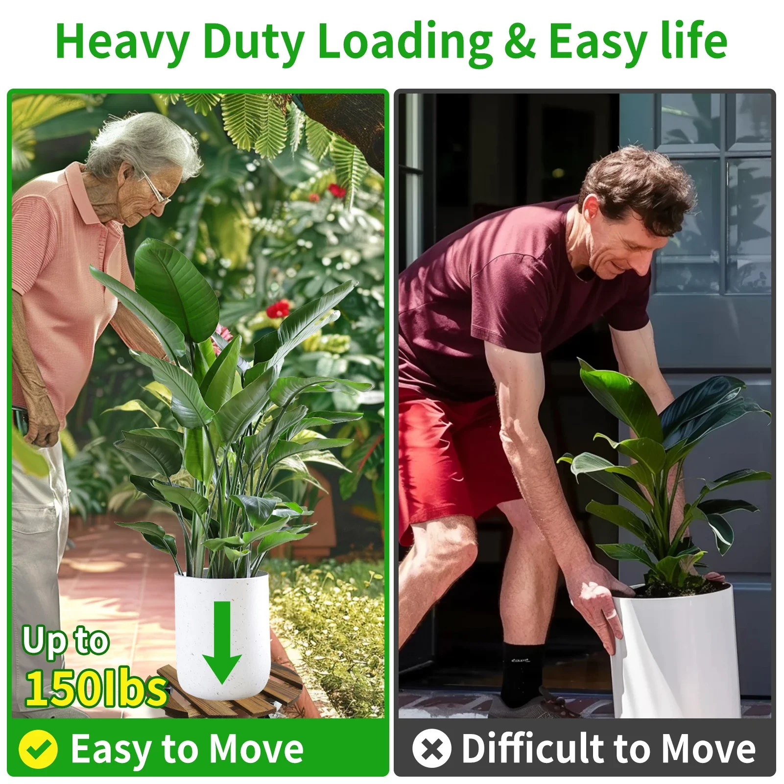 Experimente el cuidado de las plantas sin esfuerzo con nuestras macetas de servicio pesado