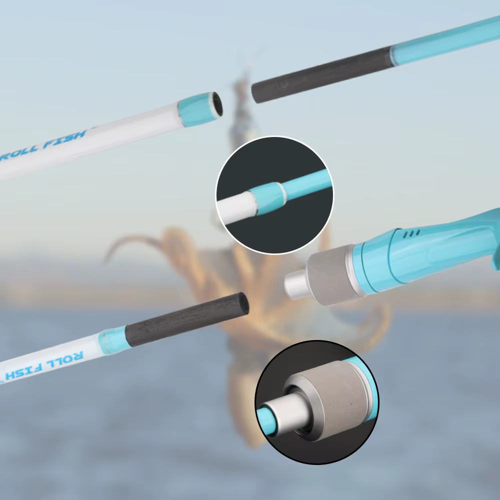 Caña Slow Jigging ROLLFISH – Punta titanio fibra carbono para barco - imagen 4