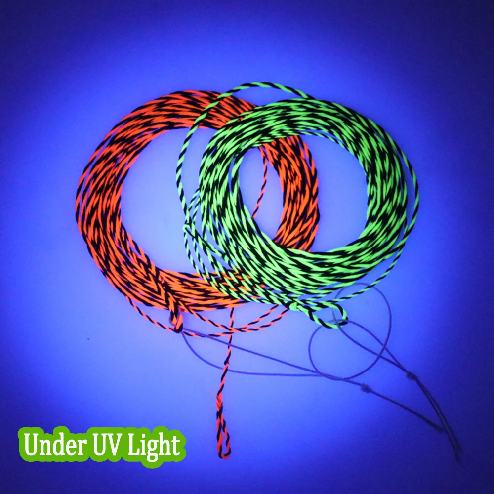 12FT/13FT High Strength Tenkara Fly Fishing Line Furled Leader Fly Line Double Color Braided Fishig Line With7cm Transition Loop - imagen 4