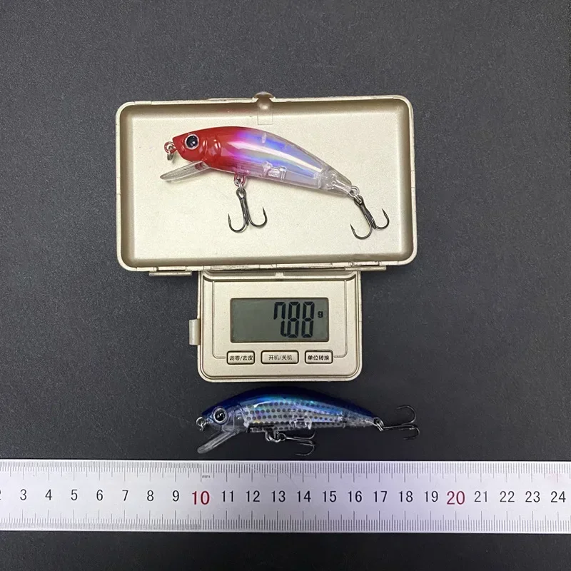 ALASICKA nuevo 1 Uds pececillo flotante Jerkbait Wobblers Lucio trucha carpa señuelo de pesca corriente Isca cebo Artificial Topwater cebo duro - imagen 3