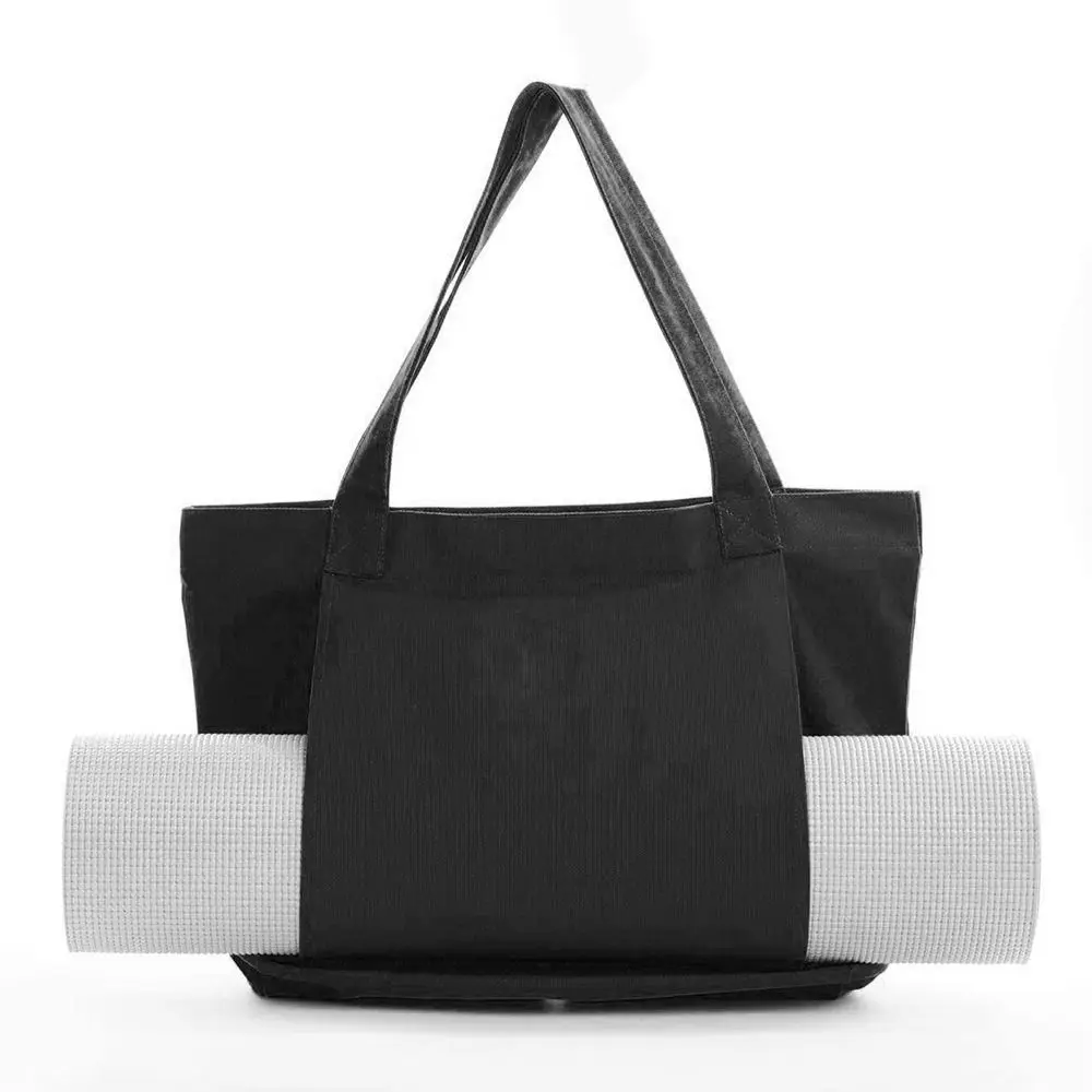 Bolsa de transporte para esterilla de Yoga de gran capacidad, bolsa de Yoga multifuncional ligera y plegable, funda para esterilla de Pilates lavable portátil para Fitness - imagen 4
