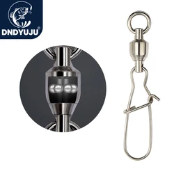 DNDYUJU 10X-100X Conector de señuelo giratorio con rodamientos