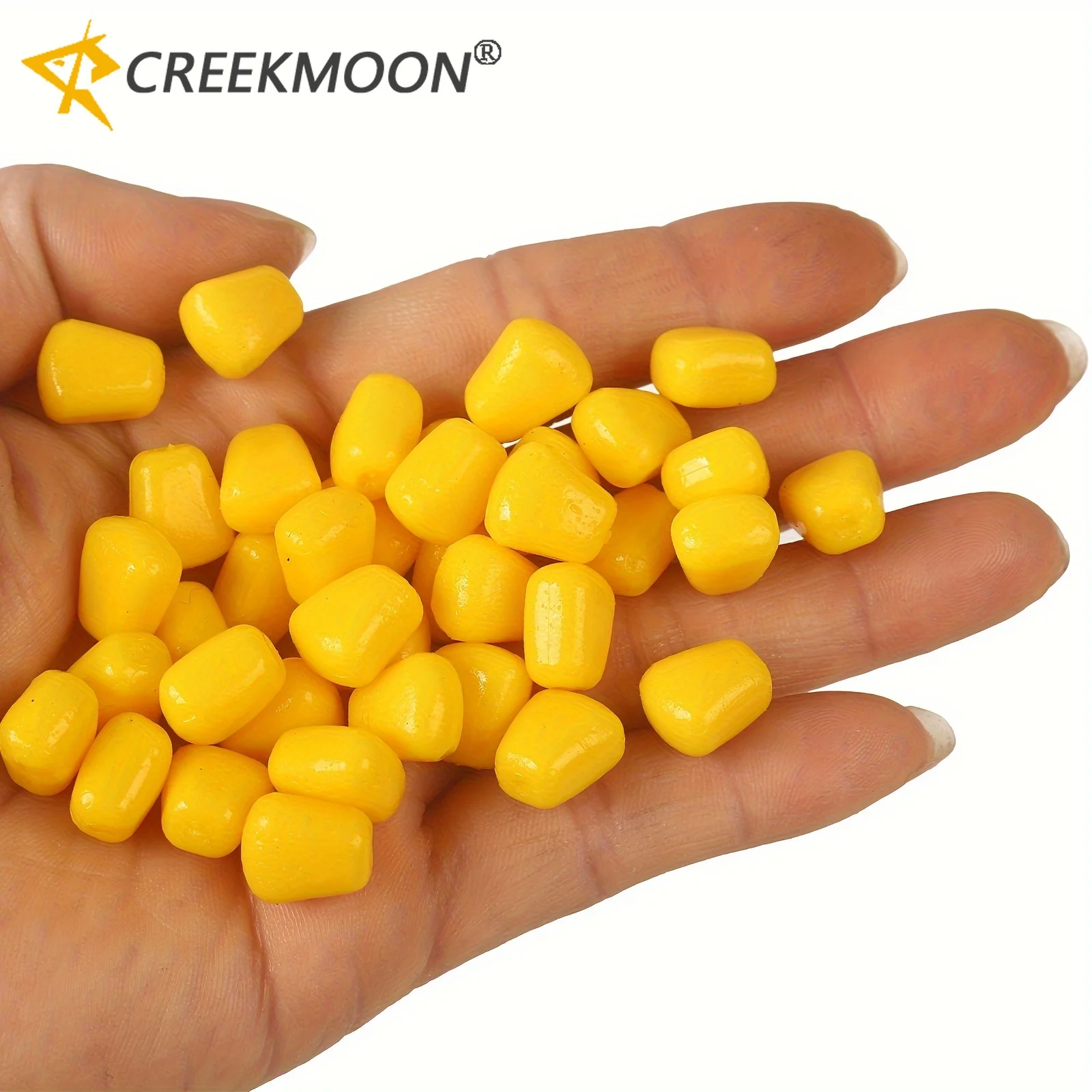 100 unids/lote cebo suave de silicona para maíz-señuelo de núcleo de maíz amarillo realista para pesca de carpa, dorado, lubina y trucha, señuelos blandos ideales - imagen 2
