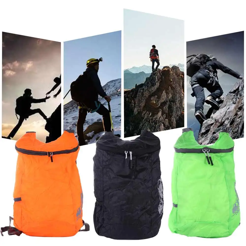 Mochila deportiva con asa para hombre y mujer, bolsa plegable de gran capacidad para exteriores, Camping, senderismo, viaje - imagen 3