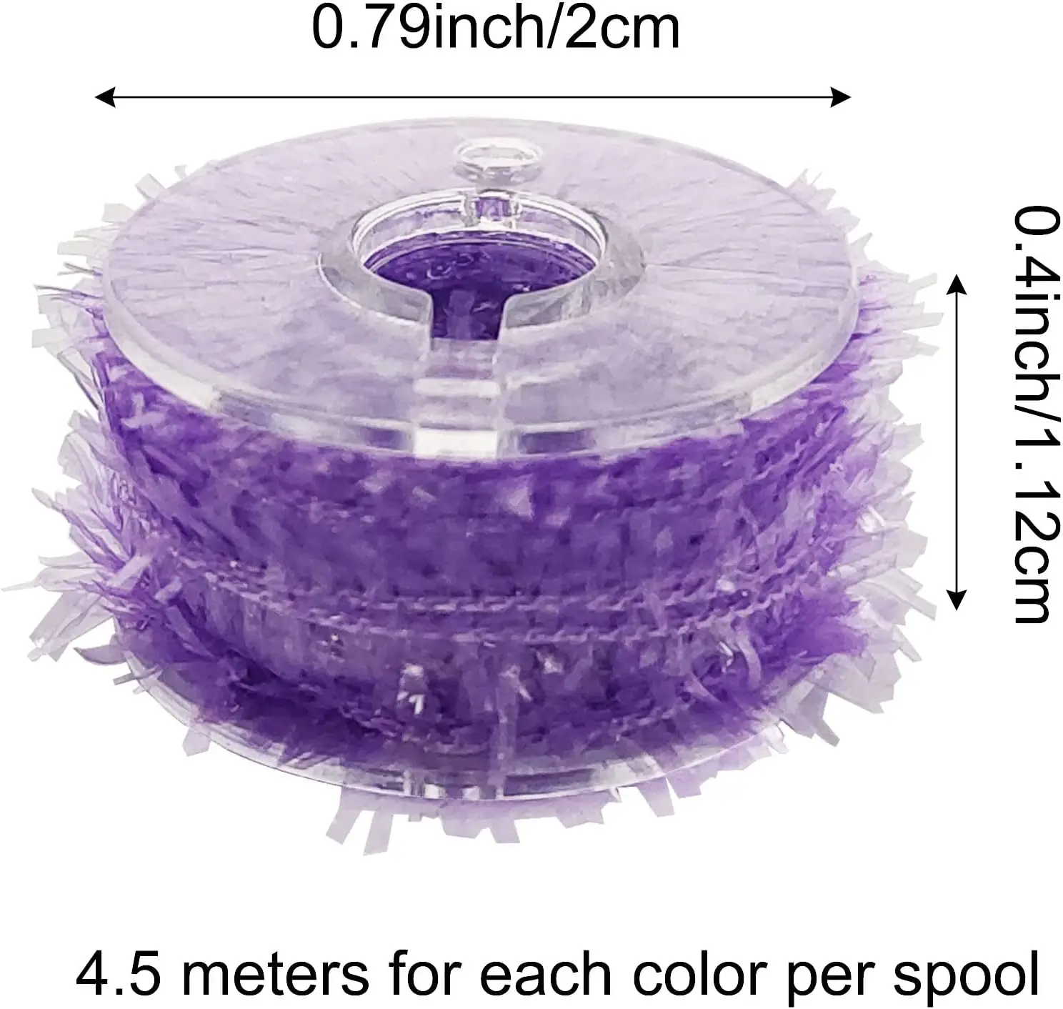 Hilo de atado de moscas Riverruns, línea de chenilla de 15/10 colores, Flash de cristal, materiales de atado de moscas realistas para Streamer y Nymph - imagen 4