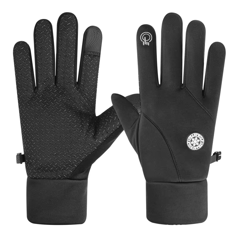 NUNATAK Guantes de pesca en hielo con forro polar, antideslizantes