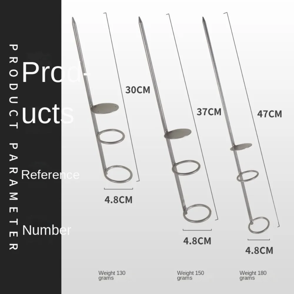 Soporte Universal para caña de pescar, suelo de pesca de acero inoxidable, ligero, no deformado, para exteriores - imagen 2