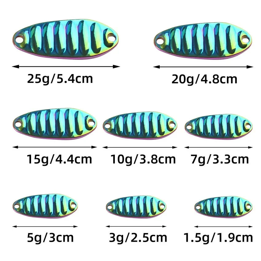 Señuelos VIB de Metal, 1 Uds., 1,5g-25g, lentejuelas, Wobbler, cuchara vibratoria, cebo de pesca, lubina, cebo duro Artificial, aparejos de pesca de cigarra - imagen 4