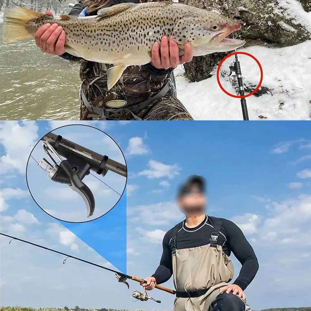 Protector dedo pesca Gatillo de fundición para caña de mar - imagen 5