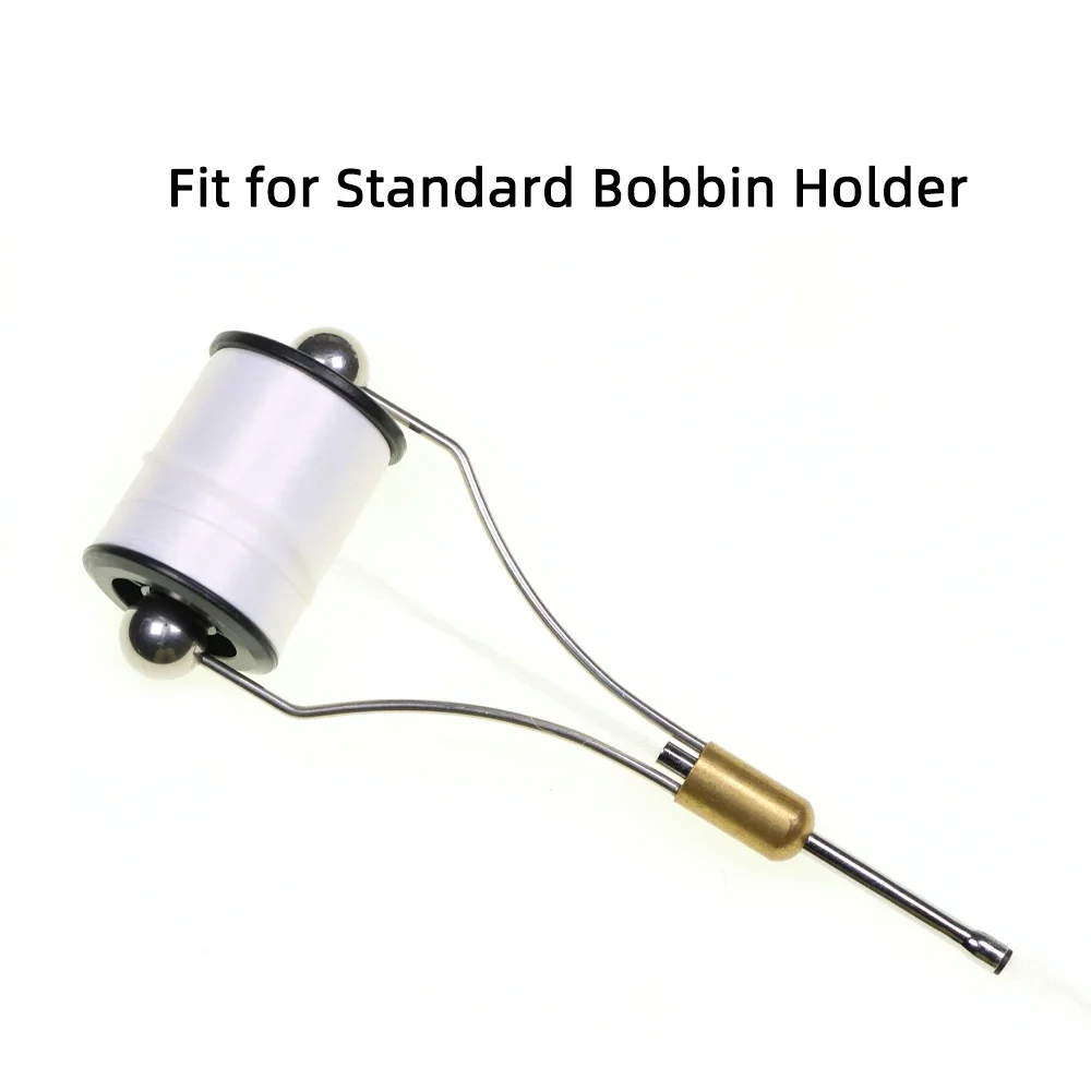 2 uds 300D 600D blanco debajo del cuerpo estiramiento hilo para atar moscas fácil envoltura Scud patrón de salmón y cabeza de acero Material para atar pesca con mosca - imagen 5