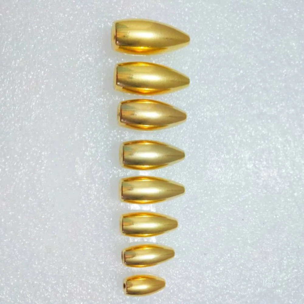 50 Uds señuelo de Pesca plomo plomo cobre 3,5/5/7/10/12/14g/17g/21g tambor de cintura peso de bala suministros de Pesca de mar accesorios Pesca - imagen 5