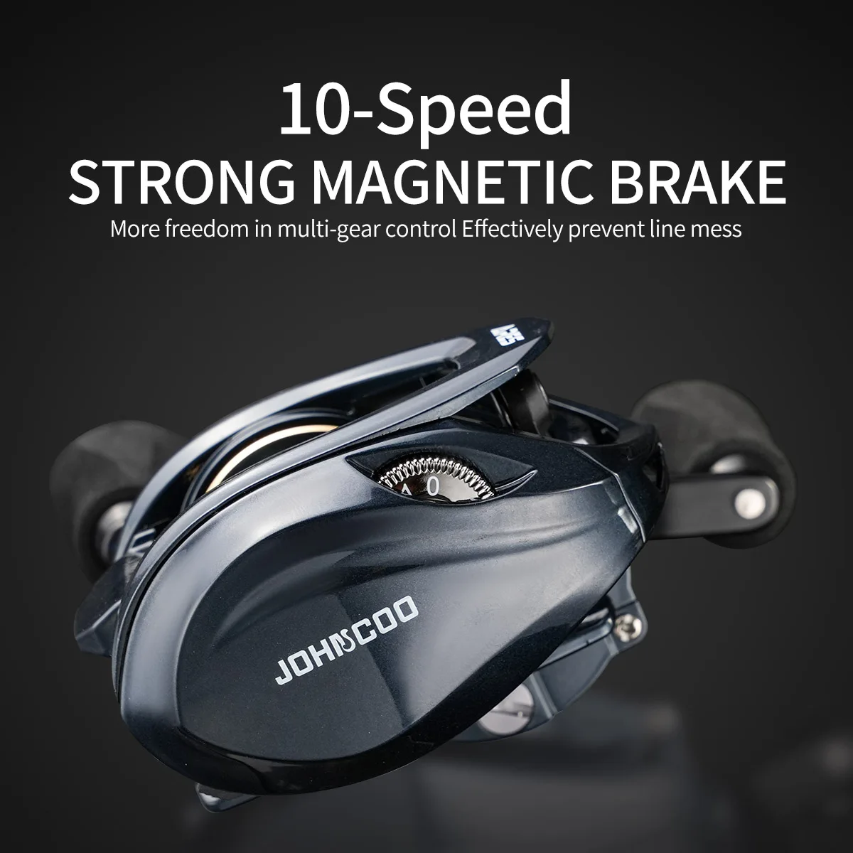 Köder guss rolle Metall körper 15kg max Drag 8 + 1 Lager Aluminium rahmen Süßwasser Salzwasser Angel rolle - imagen 5