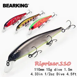Cebo artificial de buceo Bearking 110F Minnow 11cm 15g