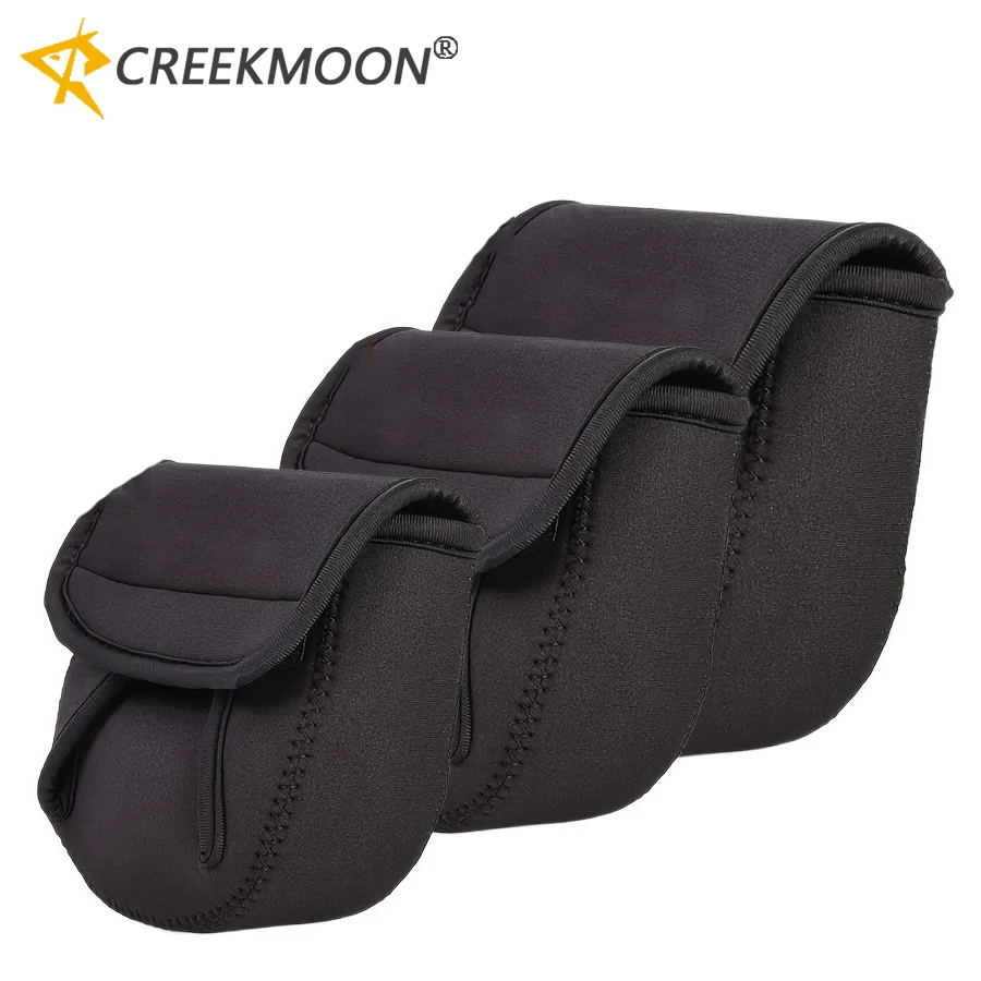 Bolsa protectora para carrete de pesca giratoria, estuche para carrete de balsa de Baitcasting, bolsa de almacenamiento, cubierta de tambor para deportes al aire libre y viajes