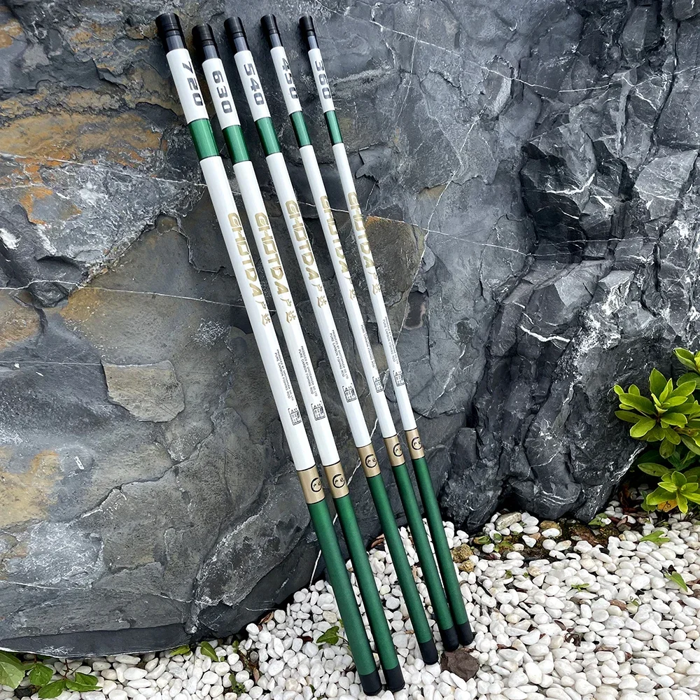 Caña de pescar telescópica de carbono para Baitcasting, caña de pescar ultraligera de distancia, longitud cerrada de 73cm, 3,6/4,5/5,4/6,3/7,2 M - imagen 5