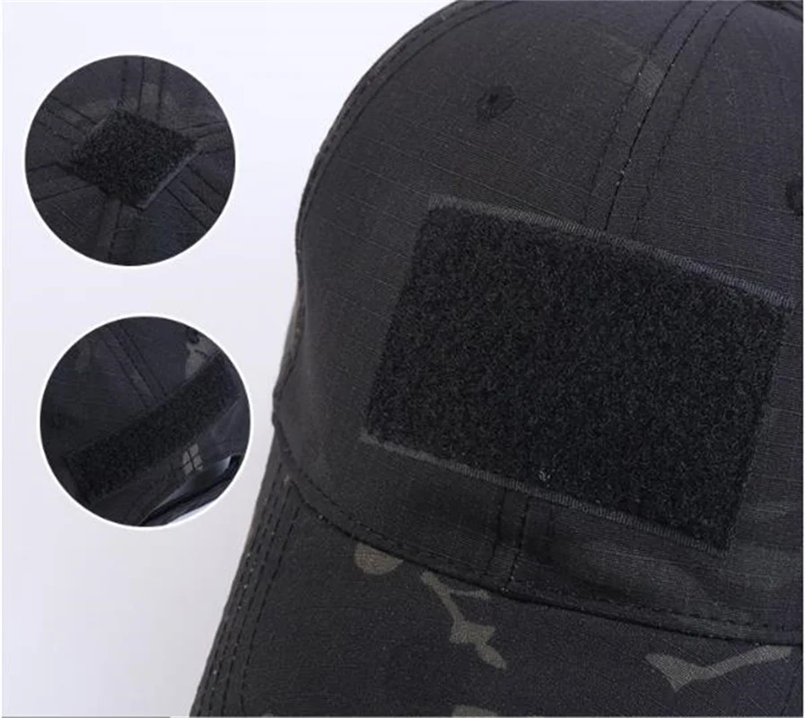 Gorra de béisbol de camuflaje para hombre en 13 colores, gorra de béisbol masculina de hueso para papá, gorra táctica de camionero para hombre, gorra Snapback de camuflaje - imagen 4