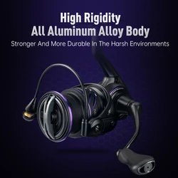 Carrete Kingdom TEGMEN PRO spinning aluminio 8+1 rodamientos homologable agua salada