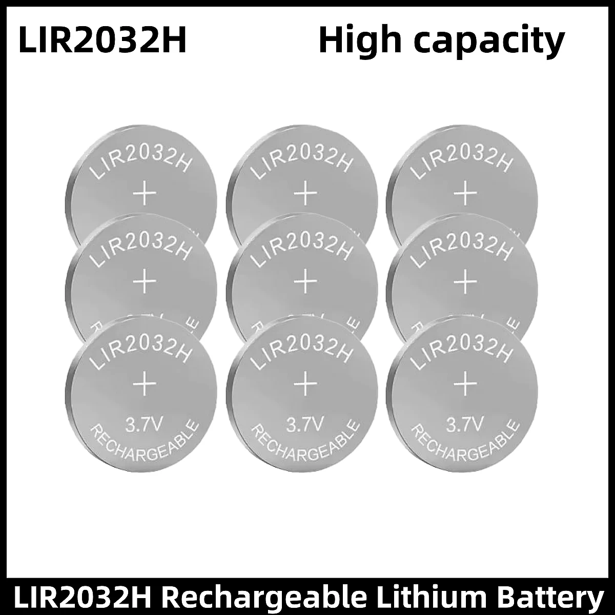 Batería recargable litio LIR2032H 3,7V – Sustituye CR2032 alta capacidad - imagen 2