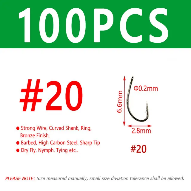 100PCS Size 20