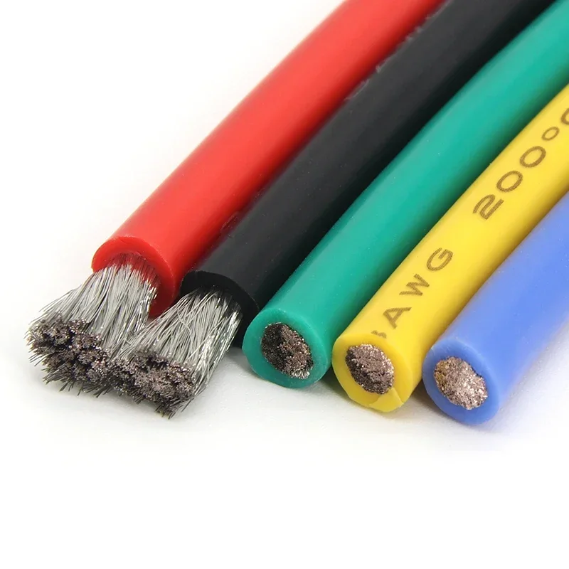 Flexible Silicone Wire In Roll 30/28/26/24/22/20/18/16AWG Silicone Rubber Insulated Tinned Copper Heat-resistant Cable 600V Kit - imagen 5