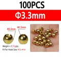 100pcs 3.3mm