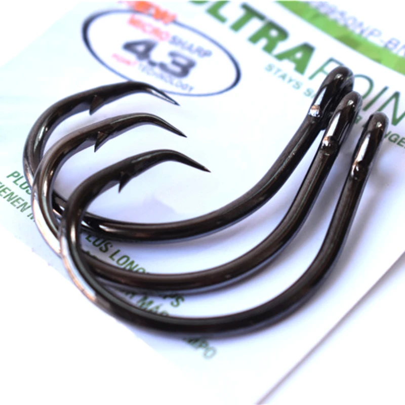 Mustad Ultrapoint 39950NP: Anzuelo circular de carbono para gusano - imagen 4