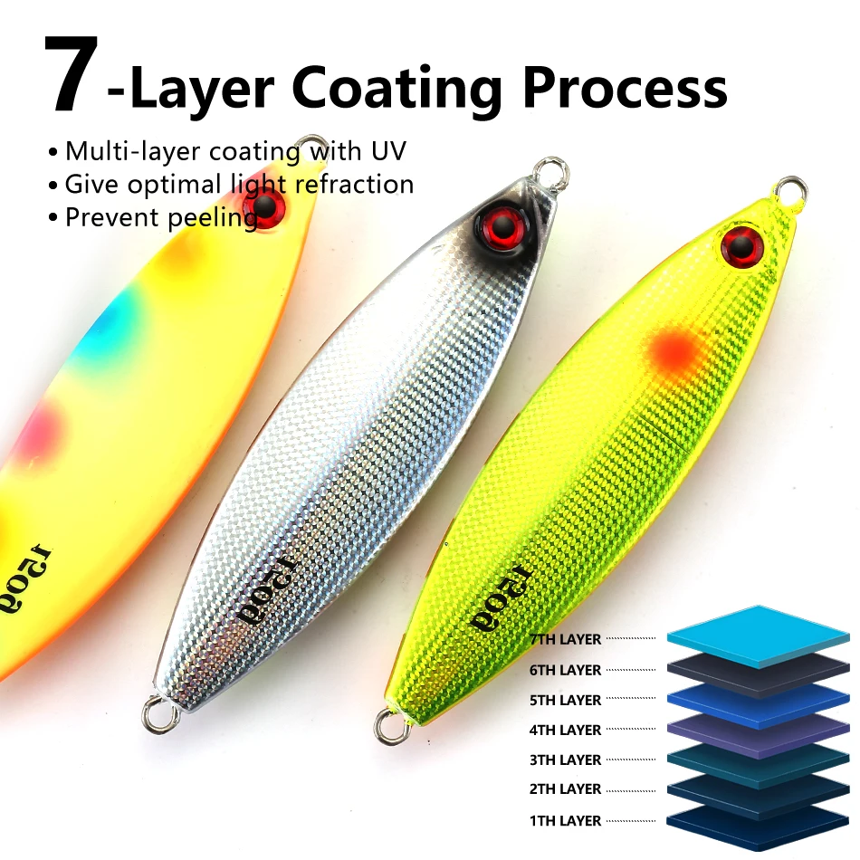 MOOKZZ nuevo señuelo de pesca Arrieve Slow Jigjing 120g 150g 200g - imagen 5