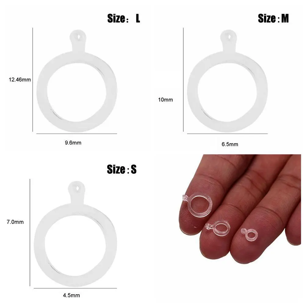 100pcs White PE Pellet Lure Bait Bandage Elastic Baitbands for Carp fishing Pellets Bait Bander Holder Boilie Stops - imagen 4