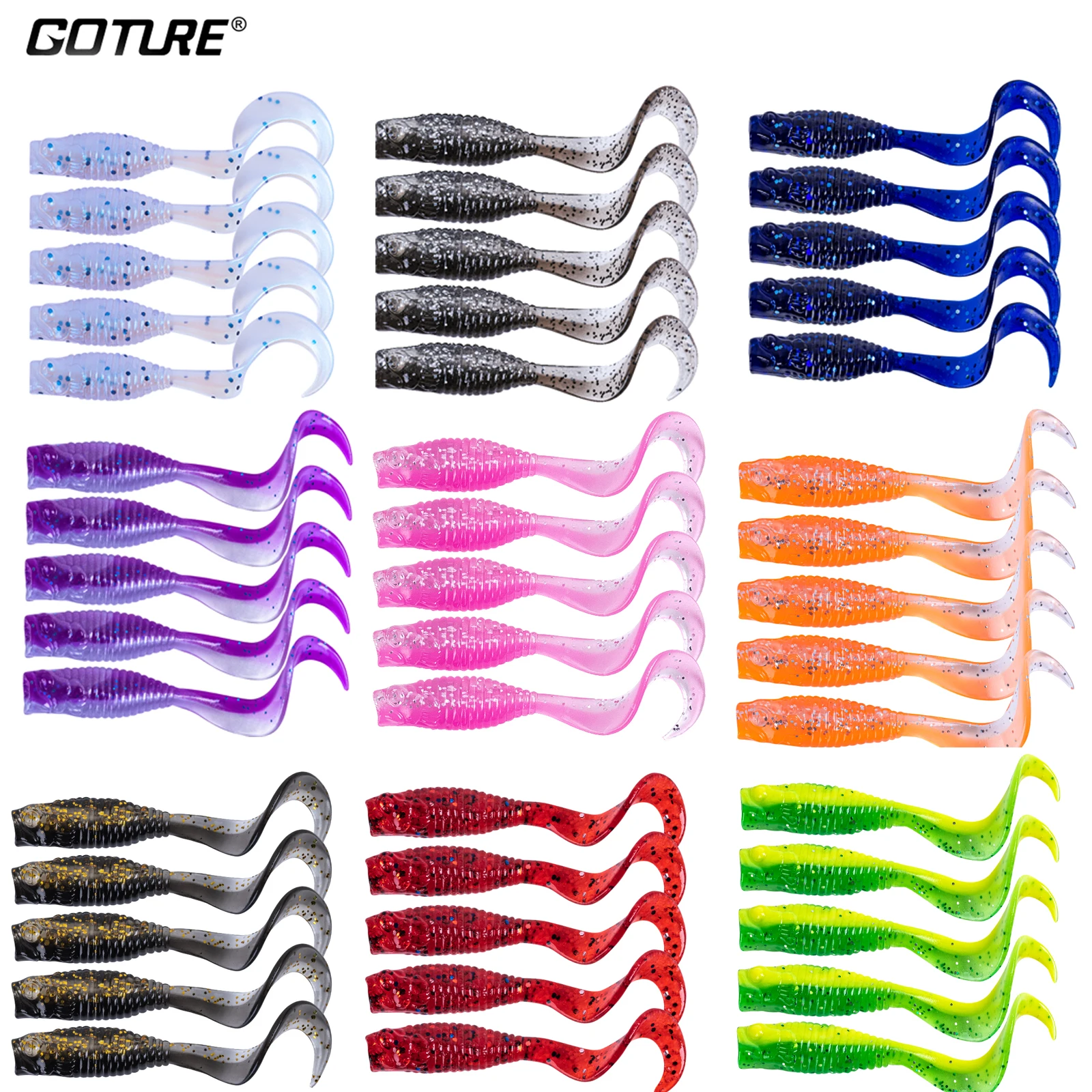 Goture Swimbait señuelo blando wobbler cola vibratoria
