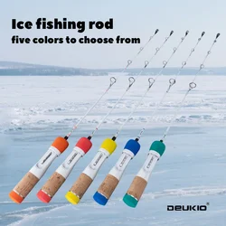 DEUKIO Caña de Hielo – Punta Fibra de Carbono, Sensible y Portátil