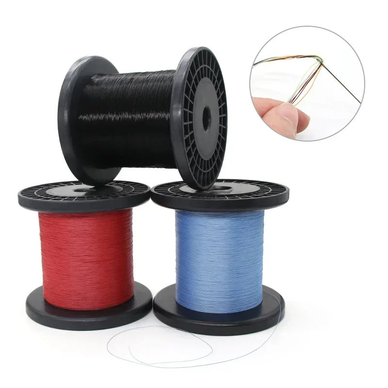 Cable FEP UL10064 de 10M ~ 100M, cables Micro Litz ultrafinos, 40/36/34/32/30/28/26AWG, soldadura de plástico PTFE, Cable de cobre de alta conductividad - imagen 5