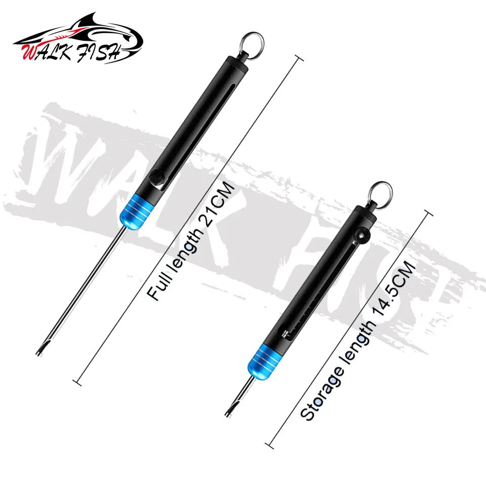 WALK FISH Detachable Stainless Steel Fast Fish Hook Remover Safety Fishing Hook Extractor Detacher Rapid Decoupling Device Fish - imagen 5