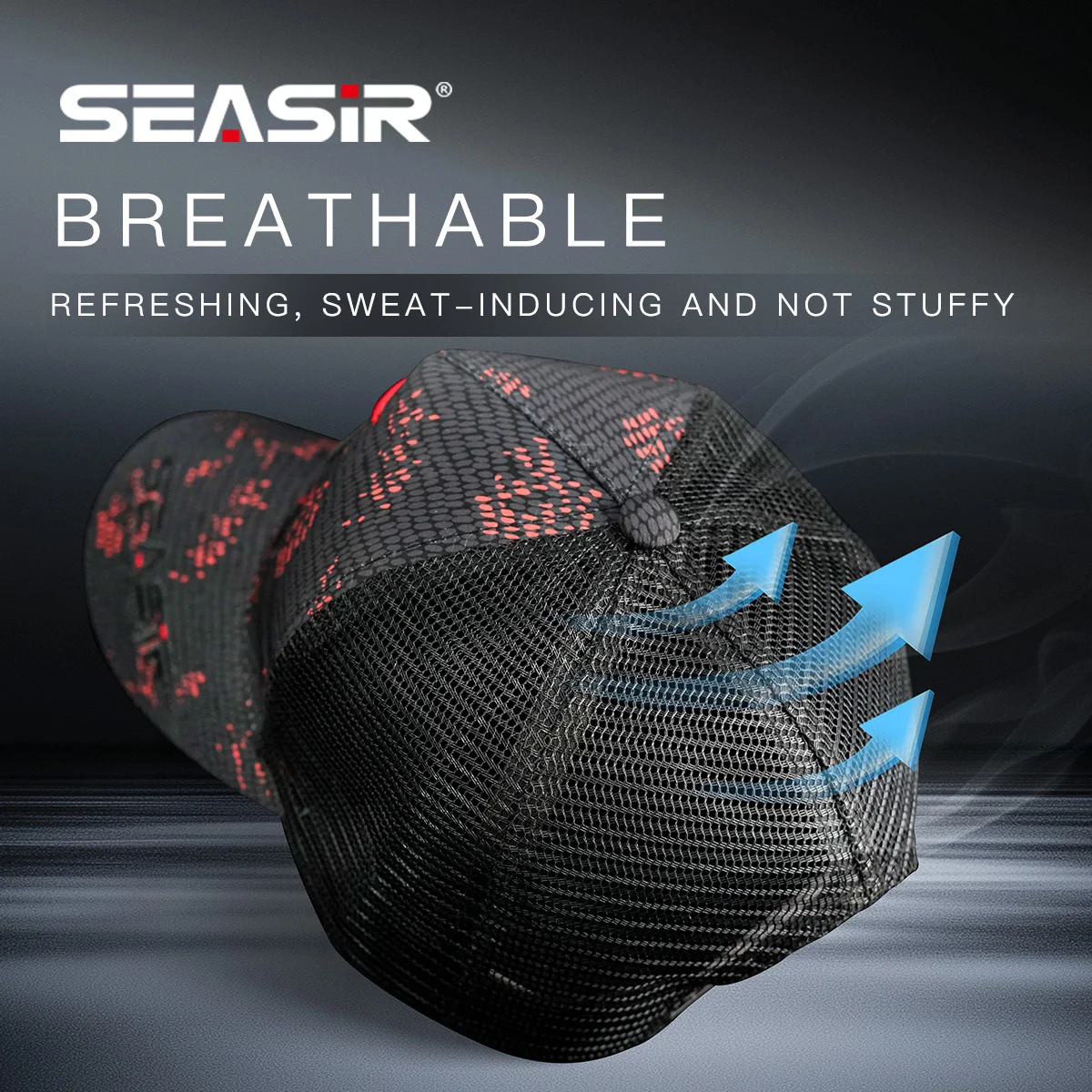 Gorra de pesca transpirable Seasir – Ajustable con protección UPF50+ - imagen 3