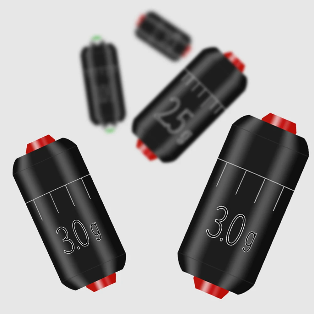 Báscula de plomo para pesca, peso ajustable, contrapeso rápido, colgante, equipo de pesca, 20 unids/lote por paquete - imagen 5